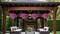 Artificial Hanging Flower Basket – Faux Silk Petunias & Morning Glories with Coconut Lining (Lotus & Fuchsia)